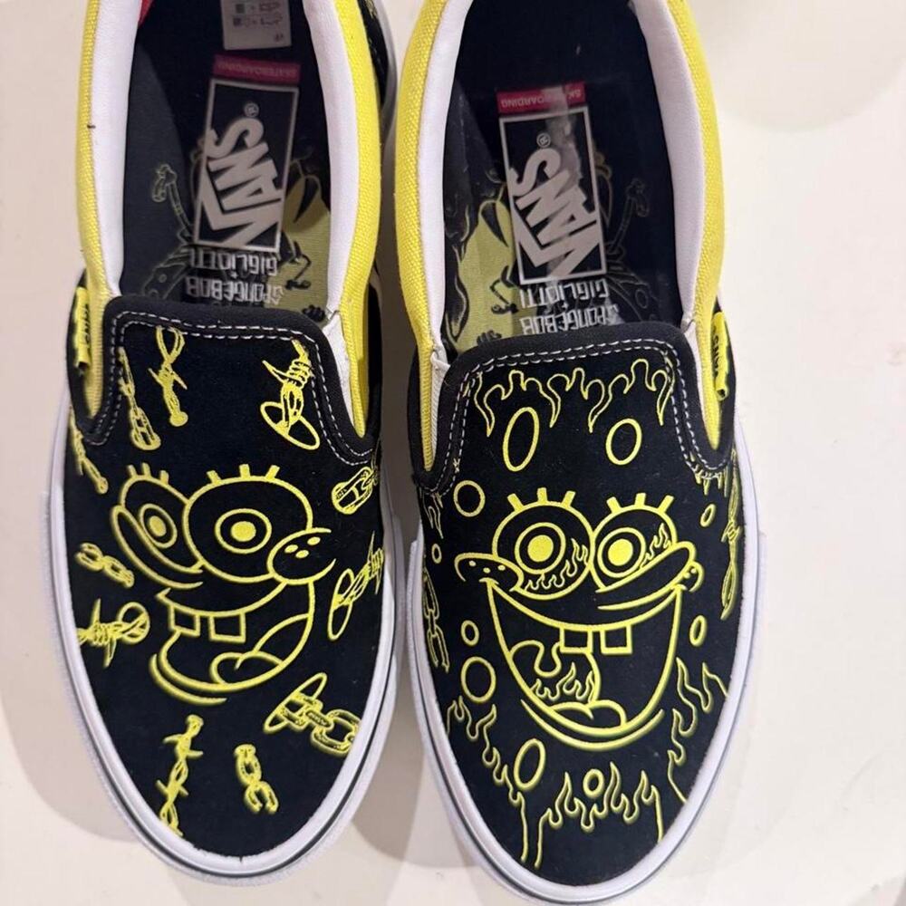 Men’s 10 Vans SpongeBob Collaboration Bikini Bottom Nickelodeon Cartoon Funny